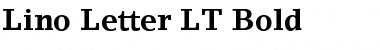 Download LinoLetter LT Roman Font