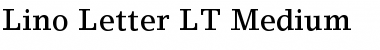 LinoLetter LT Medium Regular Font