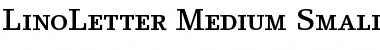 LinoLetter MediumSC Regular Font