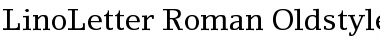 LinoLetter RomanOsF Regular Font