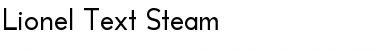 Lionel Text Steam Regular Font