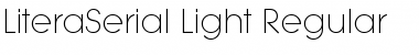 LiteraSerial-Light Regular Font