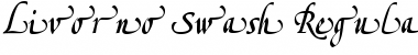 Livorno-Swash Regular Font