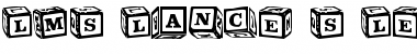 LMS Lance's Letter Blocks Regular Font