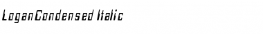 LoganCondensed Italic Font