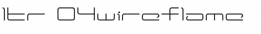 ltr-04:wireflame Regular Font