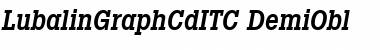 LubalinGraphCdITC Bold Italic Font