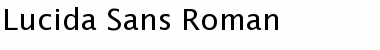 Download LucidaSans Roman Font