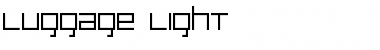 Luggage Light Font