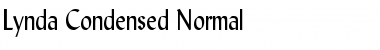 Lynda Condensed Normal Font