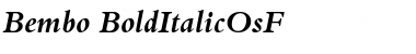 Bembo BoldItalicOsF Font