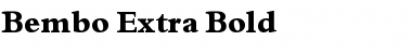 Bembo Extra Bold Regular Font