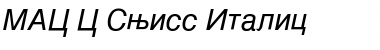 MAC C Swiss Italic Font