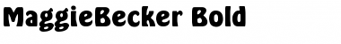 MaggieBecker Bold Font