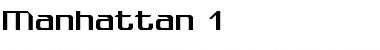 Download Manhattan 1 Font