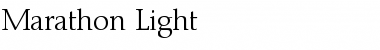 Marathon-Light Regular Font