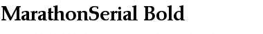 Download MarathonSerial Font