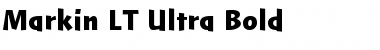 Markin LT UltraBold Regular Font