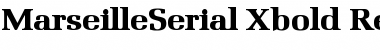 MarseilleSerial-Xbold Regular Font