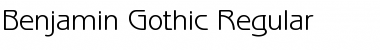 Download Benjamin-Gothic Font