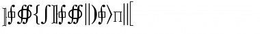 MathematicalPi3 Roman Font