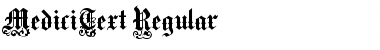 MediciText Regular Font