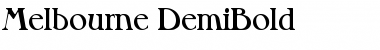 Melbourne-DemiBold Regular Font