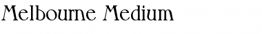 Melbourne-Medium Regular Font