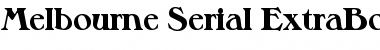 Melbourne-Serial-ExtraBold Regular Font