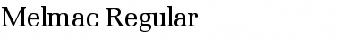 Melmac Regular Font