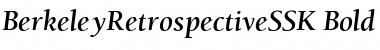 Download BerkeleyRetrospectiveSSK Font