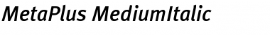 MetaPlus Font