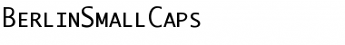 BerlinSmallCaps Regular Font