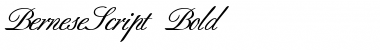 BerneseScript Bold Font