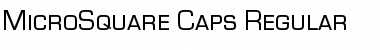 MicroSquare-Caps Regular Font