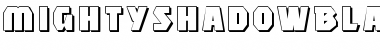 MightyShadow Regular Font