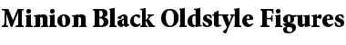 Minion BlackOsF Regular Font