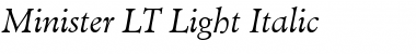 Download Minister LT Light Font