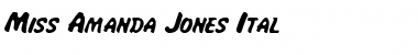 Download Miss Amanda Jones Ital Font