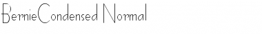 BernieCondensed Normal Font