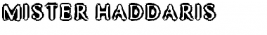 Mister Haddaris Regular Font