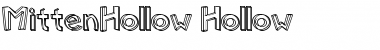 MittenHollow Hollow Font