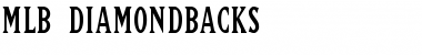 MLB Diamondbacks Regular Font