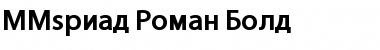 MMyriad Roman Bold Font