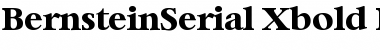 Download BernsteinSerial-Xbold Font