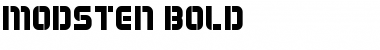 Modsten Bold Font