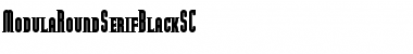 ModulaRoundSerifBlackSC Regular Font