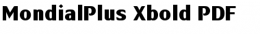 MondialPlus Xbold Regular Font