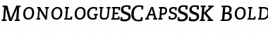 Download MonologueSCapsSSK Font