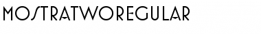 MostraTwoRegular Regular Font